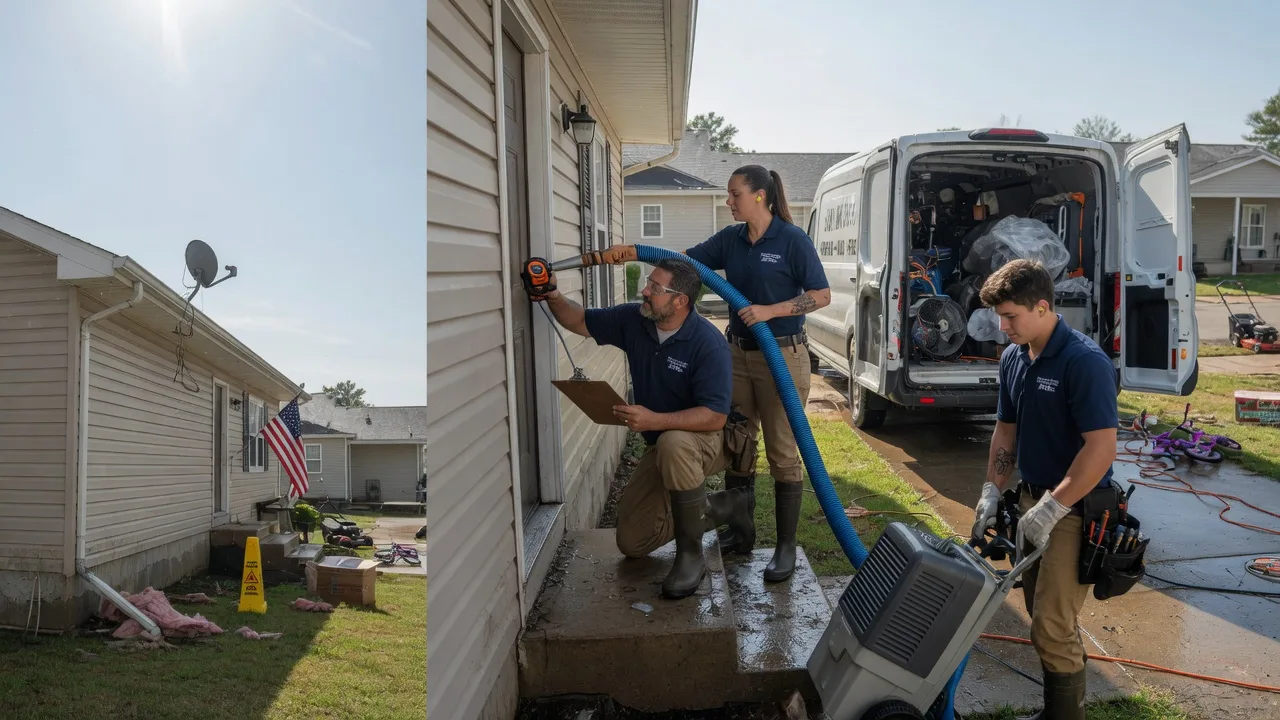 Ceiling Water Damage Restoration in Rome, GA near me